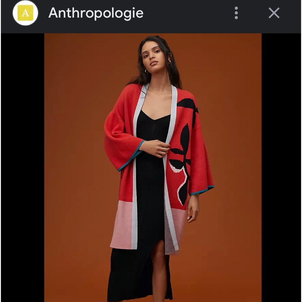 Laetitia Rouget Botanical Kimono Cardigan